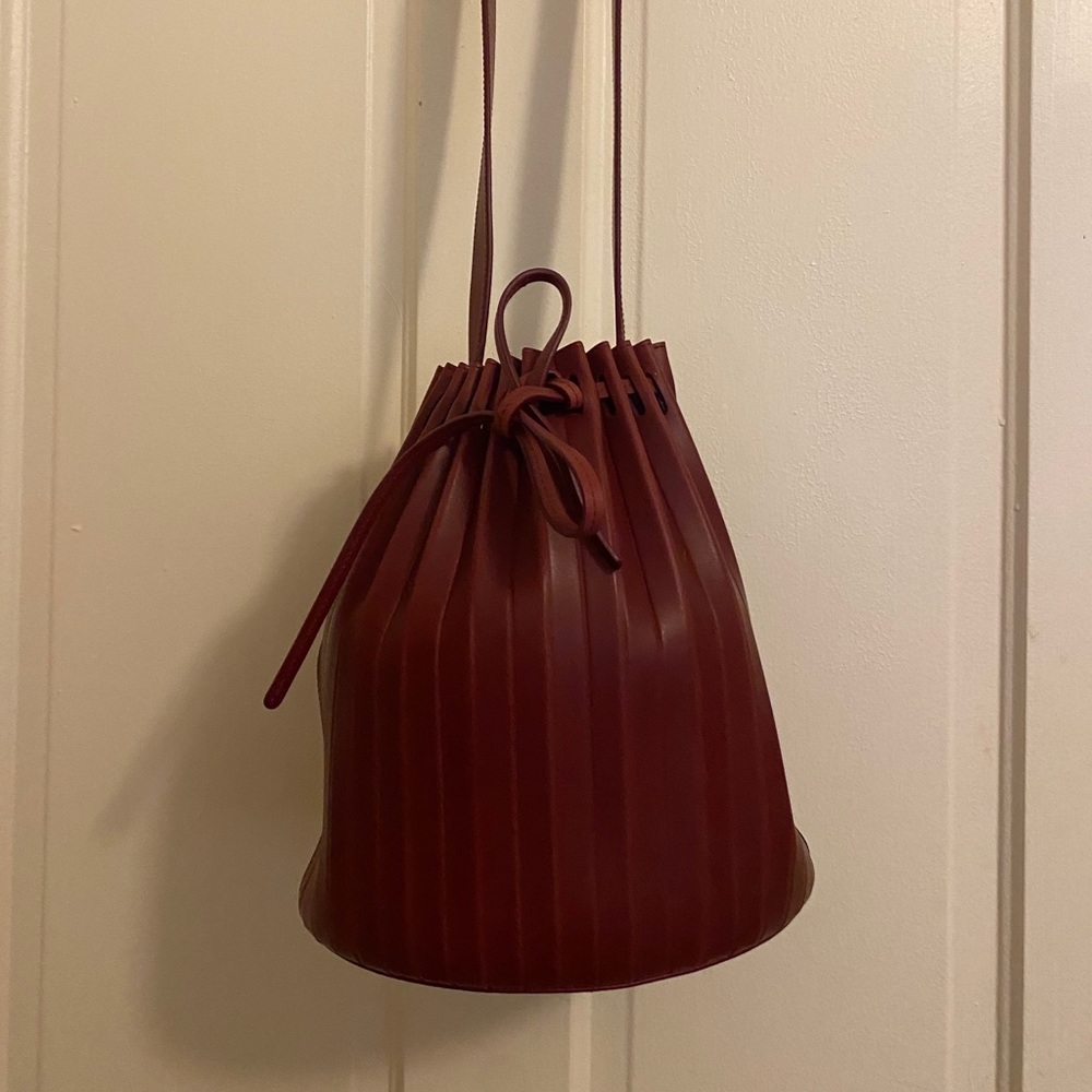 Mansur Gavriel Pleated Bucket Bag NWT